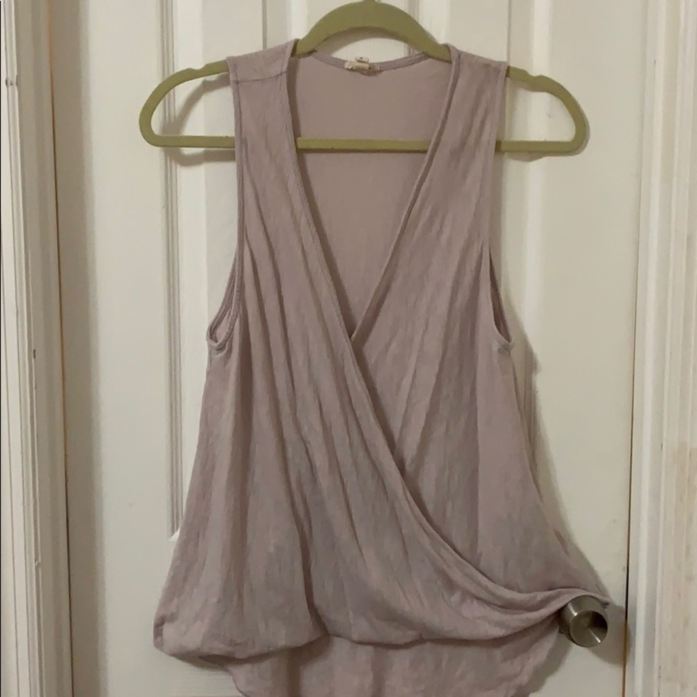Silence + Noise Lavender Top